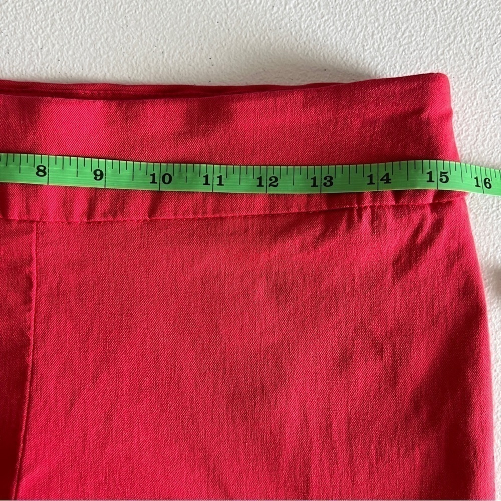Glimpse Stretch Pants Red Pull on Elastic Waist Women's Size Medium - Picture 6 of 8